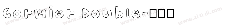 Cormier Double字体转换